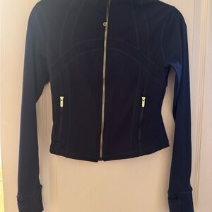 Women's Navy BBL Zip-Up Jacket